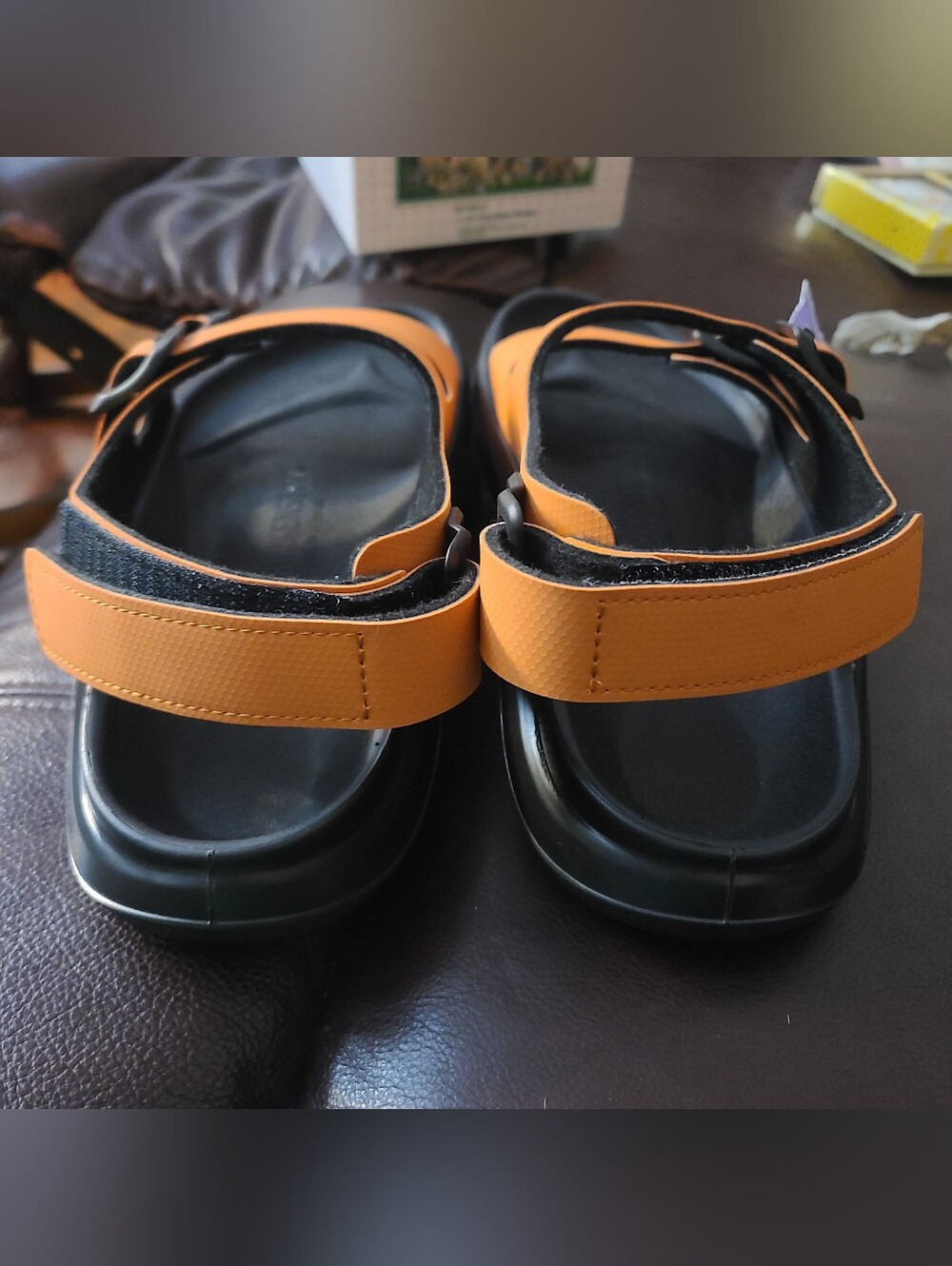 Birkenstock Mogami Terra Orange Two-Strap Sandals EU 41 - Picture 3 of 7